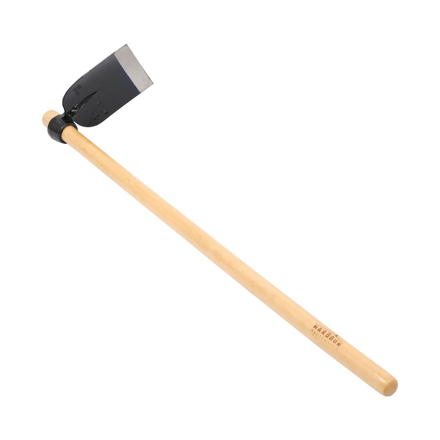 Harbour Housewares Azada Digging Hoe with Wooden Handle - 110cm - Full Size Garden Hoe Garden Tools for Gardening, Soil Digging, Weeding, Lawn Landscaping