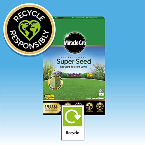 Miracle-Gro Professional Drought Tolerant Lawn Seed, 33 m2