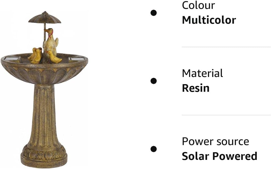 Smart Garden Solar Duck Family Umbrella Fountain