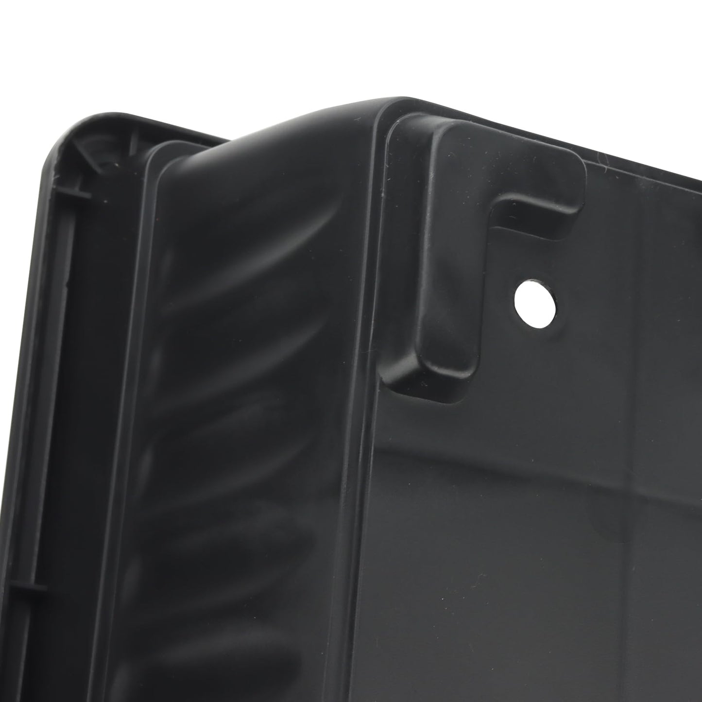 ZOENHOU 6 Pack 43cm Flower Window Box, 17 Inch Rectangular Plastic Window Box Planter with Trays and 30 Green Labels for Windowsill, Patio, Garden, Home Décor, Porchm, Black