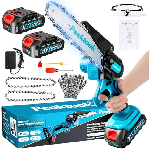 Mini 6-Inch Cordless Chainsaw with Brushless Motor