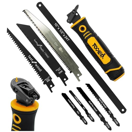 Magicbox 8-in-1 Hacksaw Set with 8 Interchangeable Blades