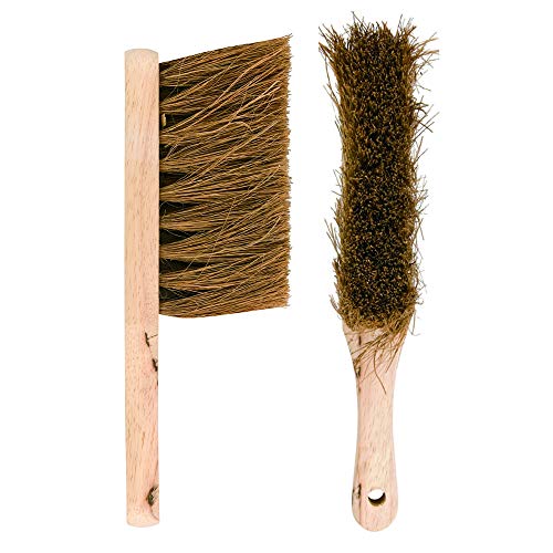 Elliott Natural Coconut Fibre FSC Certified Hand Brush with Soft Bristles – Heavy Duty, Ideal for Indoor use, Homes, kitchens and Spring Cleaning
