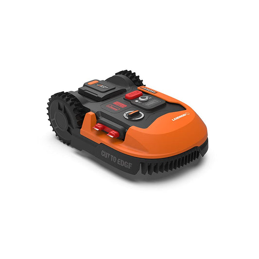 WORX Landroid L WR148E Robot Lawn Mower for large gardens up to 800m2 / Automatic robotic lawn mower for manicured lawn with application control, wifi connectivity