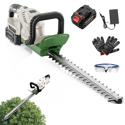 Cordless Hedge Trimmer 21V with Battery & Charger