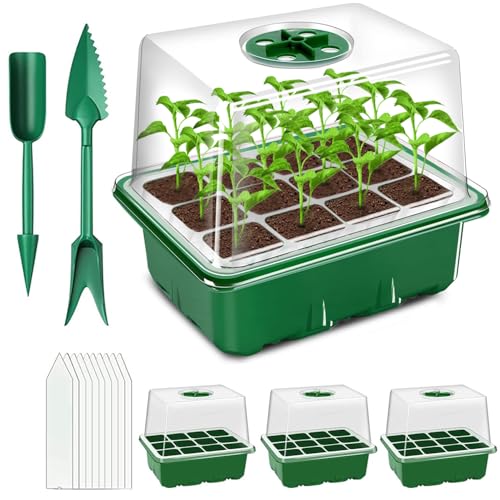 Zociko 36-Cell Seed Propagator Trays – 3 Pack