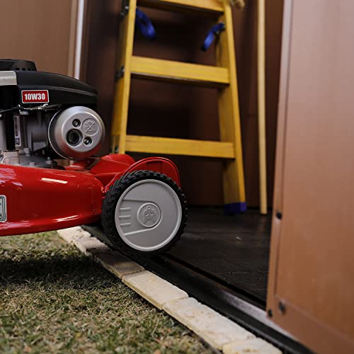 Keter Darwin Outdoor Apex Double Door Garden Storage Shed 6 X 4ft Brown Wood Look And Feel | Fade Free | All Weather Resistant | Safe And Secure | Zero Maintenance | 15 Year Warranty