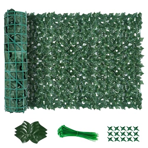 AGJIDSO Artificial Ivy Fence Screening 6m x 1m