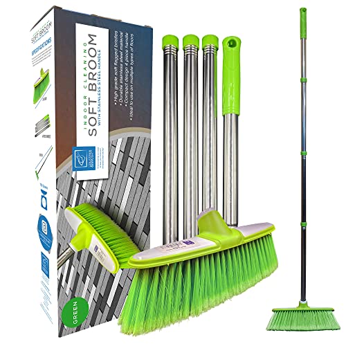 Soft Indoor Sweeping Broom with Long Handle