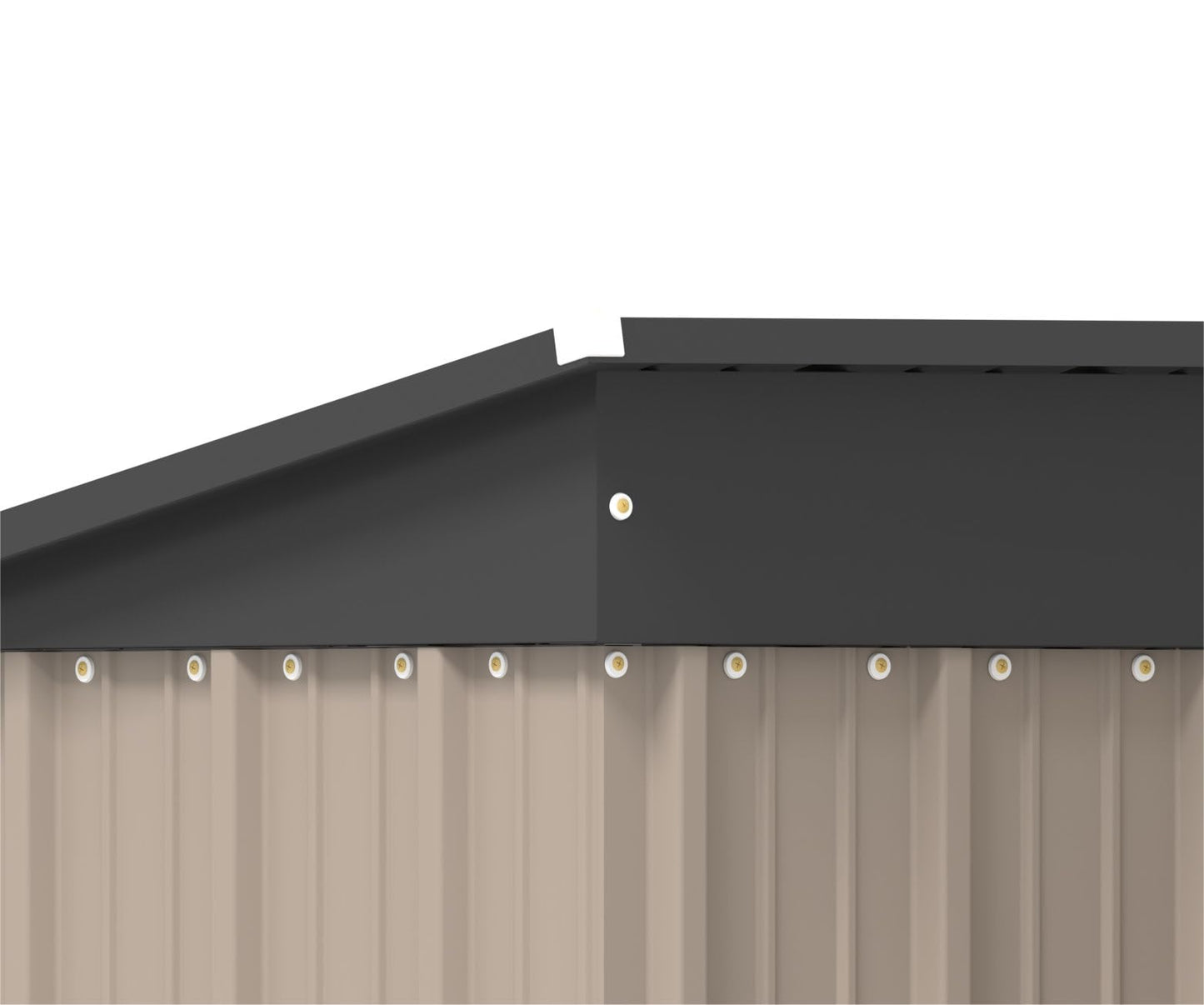 5x3 Foot Metal Garden Storage Shed, Galvanized Metal Garden Shed, Maintenance-Free Metal Shed, Tool Storage Shed, Strong Reinforced Roof