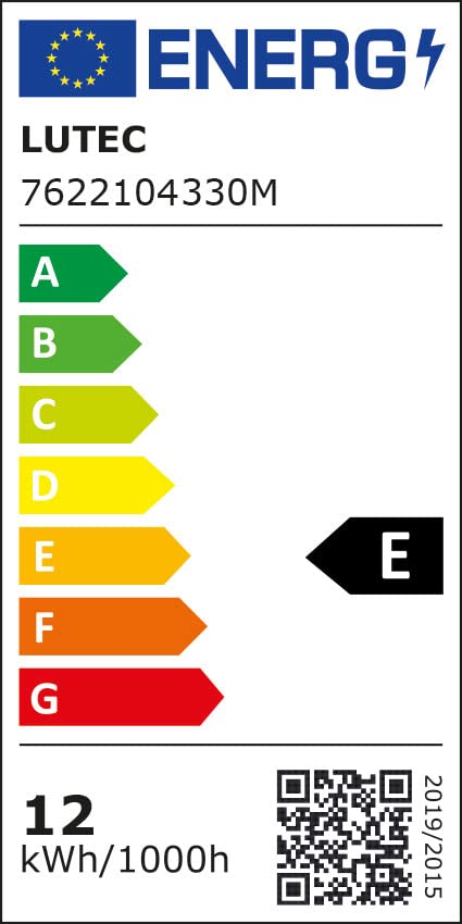 LUTEC Security Light Outside Lights with Sensor Outdoor Wall Lights Integrated Twin Heads Flood Light, Exterior for Yard Black 5000K 1250LM