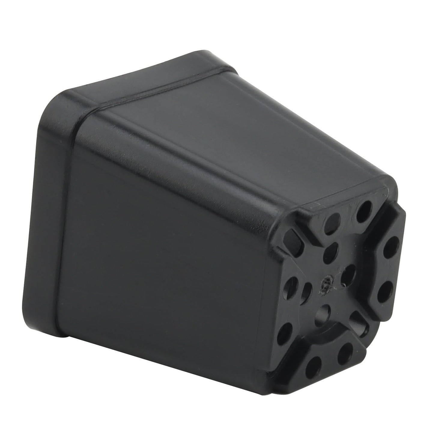 ZEONHAK 200 Pack 5.5cm Small Square Black Plant Pot, 2 Inch Mini Plastic Garden Flower Planter Pots for Succulents, Seed Nursery