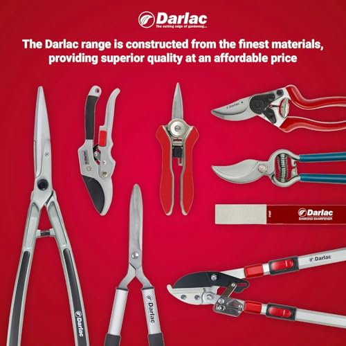 Darlac Lawn Scarifier – For Lawn Care & Maintenance – Made From Strong Powder-Coated Steel – Telescopic Handle Adjusts to Suit Height – Extends 97cm to 1.5m – Easy To Use Garden Rake