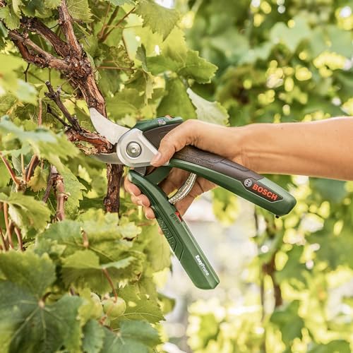 Bosch Cordless Secateurs EasyPrune (Integrated 3.6 Volt Battery; 450 Cuts per Battery Charge; Rechargeable with Micro-USB Cable; in Carton Packaging)