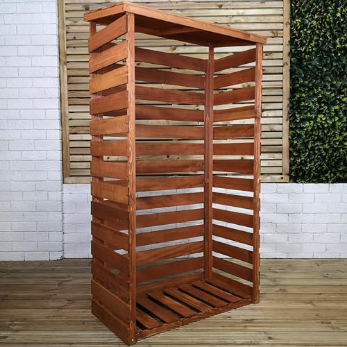 Samuel ALEXANDER 157cm x 88cm Large Wooden Outdoor Garden Patio Log Store Shed