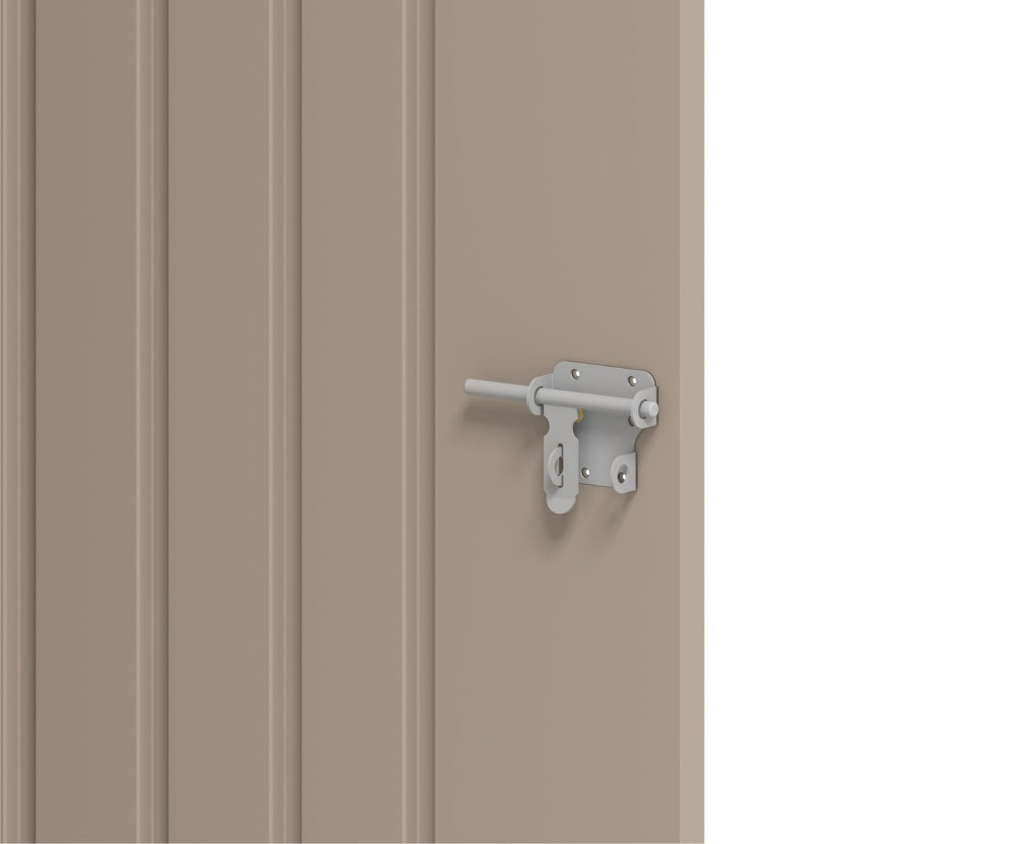 5x3 Foot Metal Garden Storage Shed, Galvanized Metal Garden Shed, Maintenance-Free Metal Shed, Tool Storage Shed, Strong Reinforced Roof