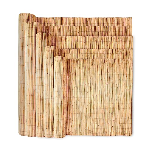 Wadan Extra Thick Natural Reed Fence Panel 1m x 3m