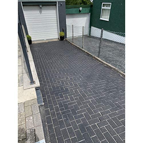 Smartseal ‘Block Magic' – A Re-colouring Block Paving Sealer. Superior to a Concrete Paint - Transform Old Block Paved Drives or Patios - Easy to Apply 5 Litre (Black)
