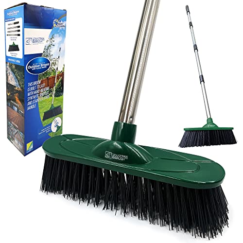 Heavy Duty 10-Inch Outdoor Yard Broom