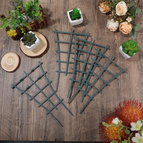 Giantree 4Pcs Plant Trellis Indoor, Trellis for Climbing Plants Indoor, Mini Garden Trellis Small Trellis for Potted Plants, Trellis for Potted Plant Ladder for Houseplant Vine Support Outdoor