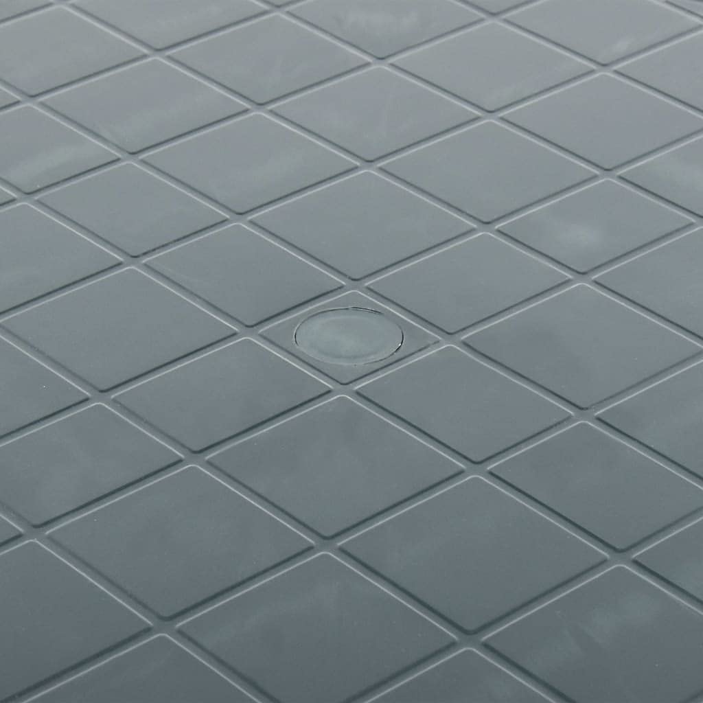 vidaXL Round Garden Table - Green Outdoor Patio Plastic Table - Durable and Lightweight - Weather-Resistant Material - Easily Transportable