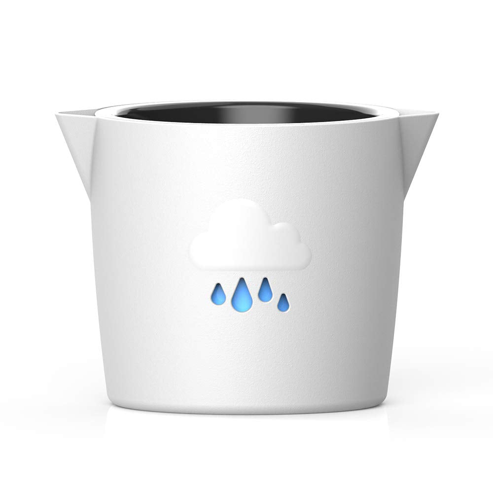 Large Self Watering Plant Pot for Indoor and Outdoor, Cloud Planter, Well Aerating and Draining Plastic 20cm Plant Pots for Orchids, African Violets, Herbs, Fiddle Leaf, Money Tree, Grey