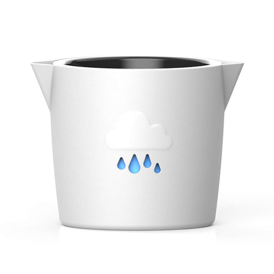 Large Self Watering Plant Pot for Indoor and Outdoor, Cloud Planter, Well Aerating and Draining Plastic 20cm Plant Pots for Orchids, African Violets, Herbs, Fiddle Leaf, Money Tree, Grey