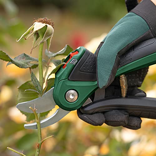 Bosch Cordless Secateurs EasyPrune (Integrated 3.6 Volt Battery; 450 Cuts per Battery Charge; Rechargeable with Micro-USB Cable; in Carton Packaging)