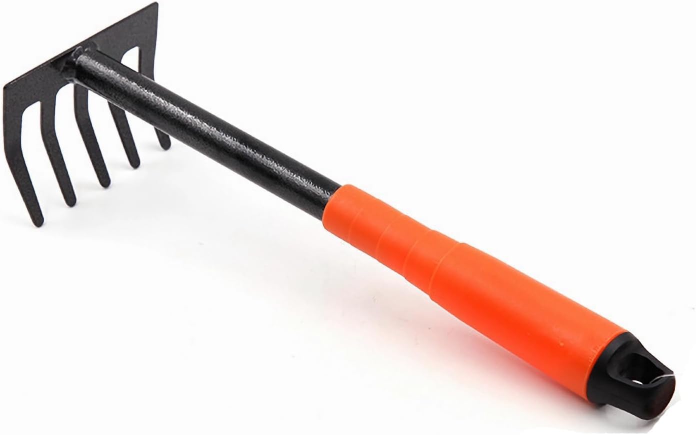 Hand Garden Rake,Garden Tools,Rake for Gardening,Garden Rakes for Lawns,Heavy Duty Carbon Steel Mini Hand Cultivator Grass Leaf Rake Gardening Tools