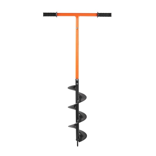 VonHaus Fence Post Auger – Manual Post Hole Digger for Gardening, Garden Flower Planting, Bulb Planting, Umbrellas, Ice, Mixing Fertilizer – 1050mm x 150mm