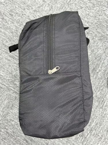 GENIMO Outdoor Rug Garden Rugs Waterproof Reversible Plastic Carpet, Washable Large Outdoor Rug for RV, Patio, Camping, Picnic, Deck, Camper, 180x275cm, Black & Grey