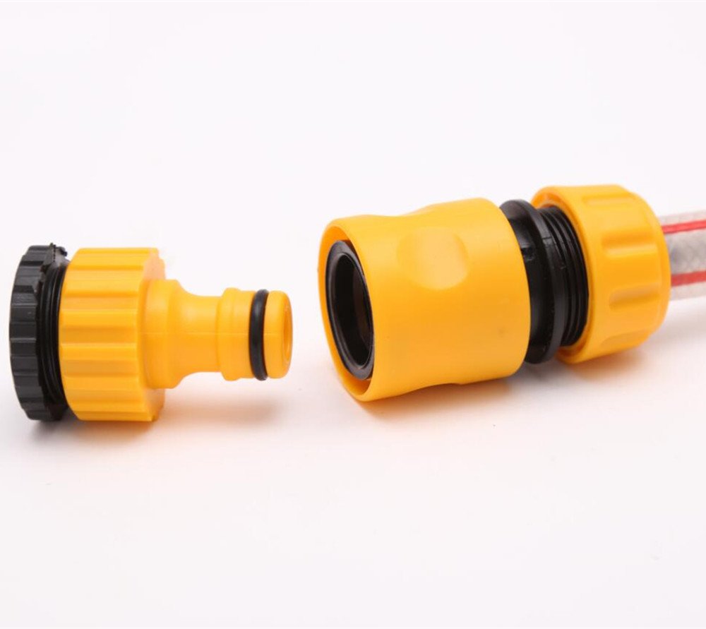 TOPWAYS 6 pack Hose End Quick Connect fitting 1/2" Hose Pipe Quick Connector