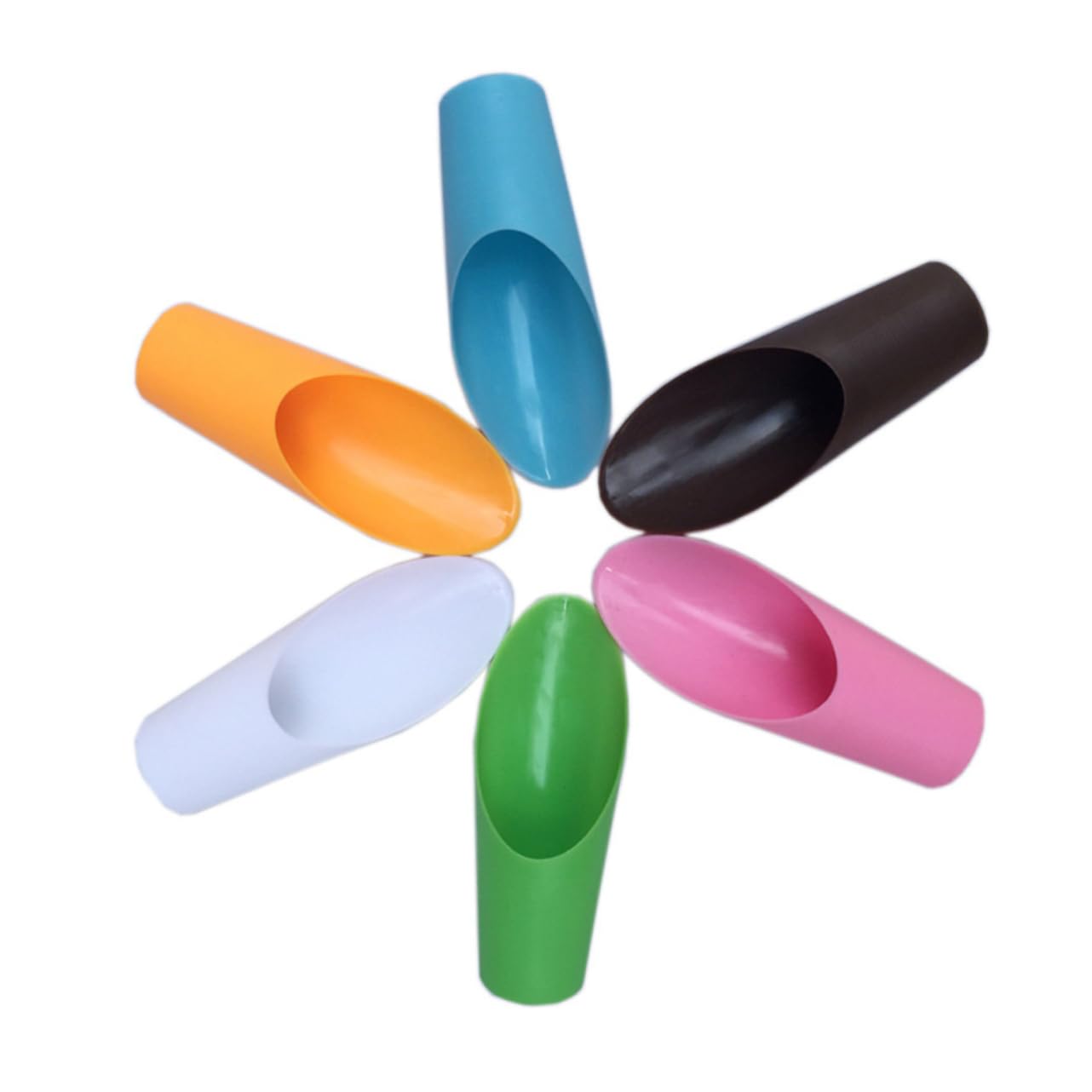 POPETPOP 10pcs Garden Trowel Set Miniature Soil Scoop for Outdoor Planting Small Trowel Remover Garden Tools for Mulch Potting Random Color