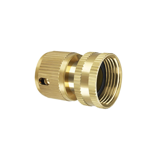 KETTOYA Garden Hose Accessories, 3/4 inch Female Quick Connector, High Pressure Washer Connector, Water Hose End Solid Brass Fitting