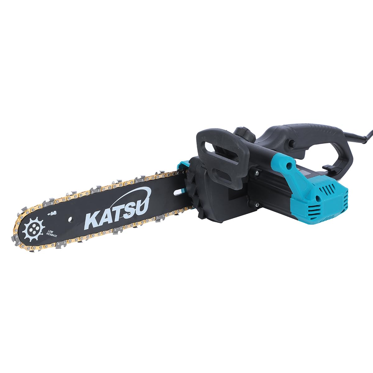 KATSU Electric Chainsaw 12 Inch 900W Portable Corded Chain Saw with Extra Chain for Garden Trees Pruning Wood Cutting (Budget) 101733