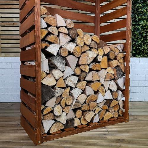 Samuel ALEXANDER 157cm x 88cm Large Wooden Outdoor Garden Patio Log Store Shed