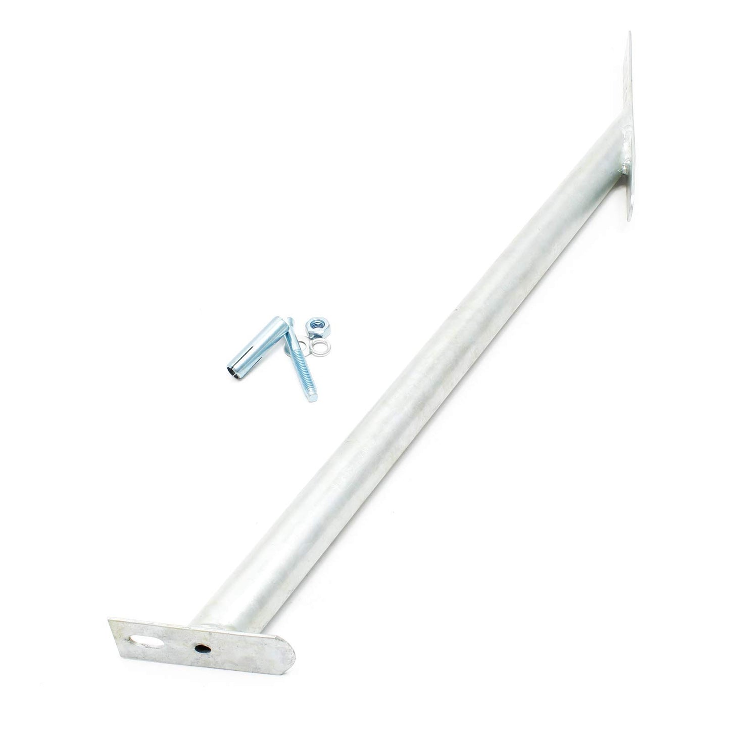 Storm Fence Post Ground Support Anchor Galvanized Steel Garden Wall Repair