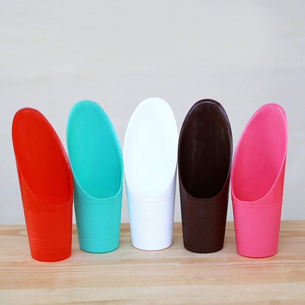 Brussels08 1Pc Plastic Bucket Shovel Soil Spade Garden Potted Succulent Plant Transplanting Shovel Spoon Mini Garden Plant Hand Tools Garden Soil Scoop Spoons Cultivation Digging Tool Random Color