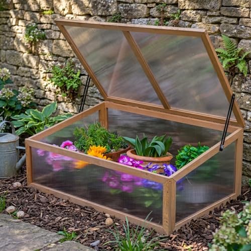 Woodside Wooden Cold Frame Growhouse 100cm