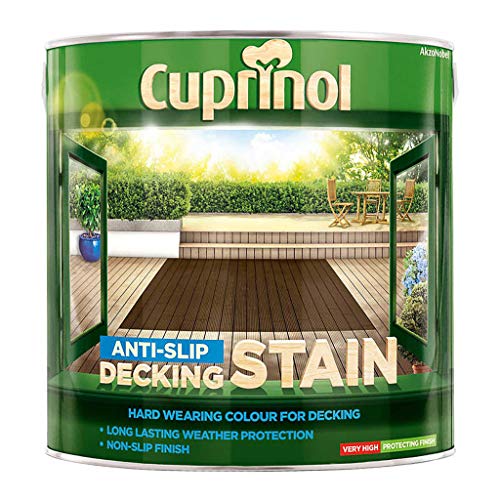 Cuprinol Anti-Slip Decking Stain 5L – Hampshire Oak