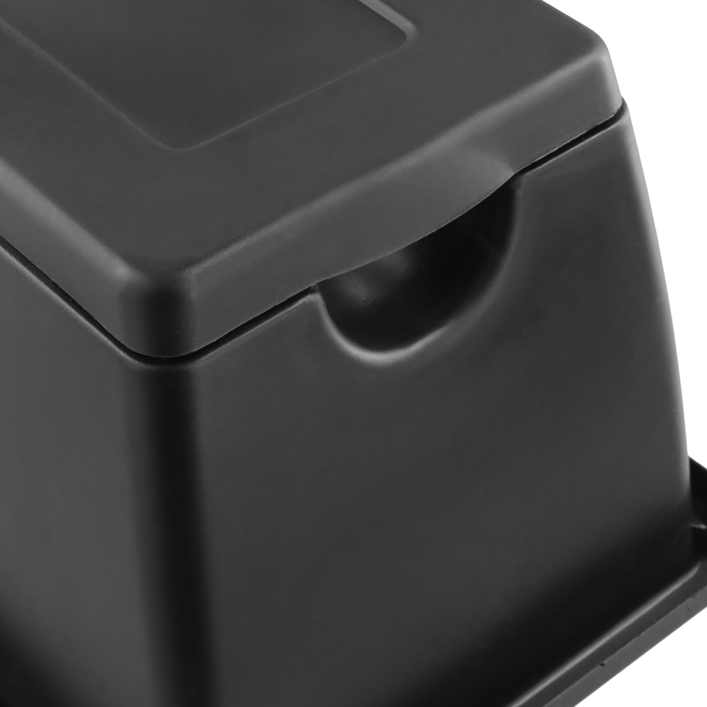 MUKSEUT 8PCS 17 Inch Black Window Boxes with Drainage Holes and Trays, Resin Flower Window Box Planter, Rectangle Planters for Windowsill, Patio, Garden, Home Decor, Porch Yard