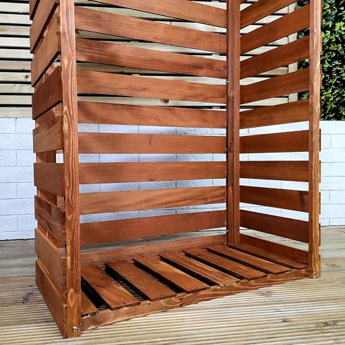 Samuel ALEXANDER 157cm x 88cm Large Wooden Outdoor Garden Patio Log Store Shed