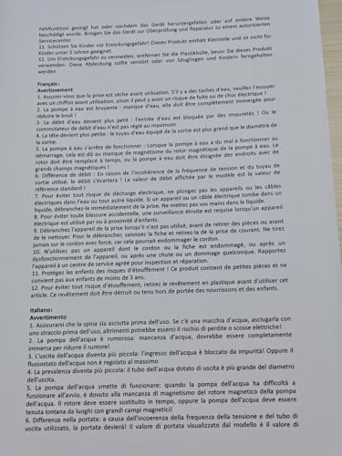 40W Aquarium Submersible Pump 3000 L/H - Ultra-Quiet with Filter and 3 Nozzles 19mm/22mm/25mm, Max Delivery Head 2.8m for Pond Fountain Aquarium Rock Garden