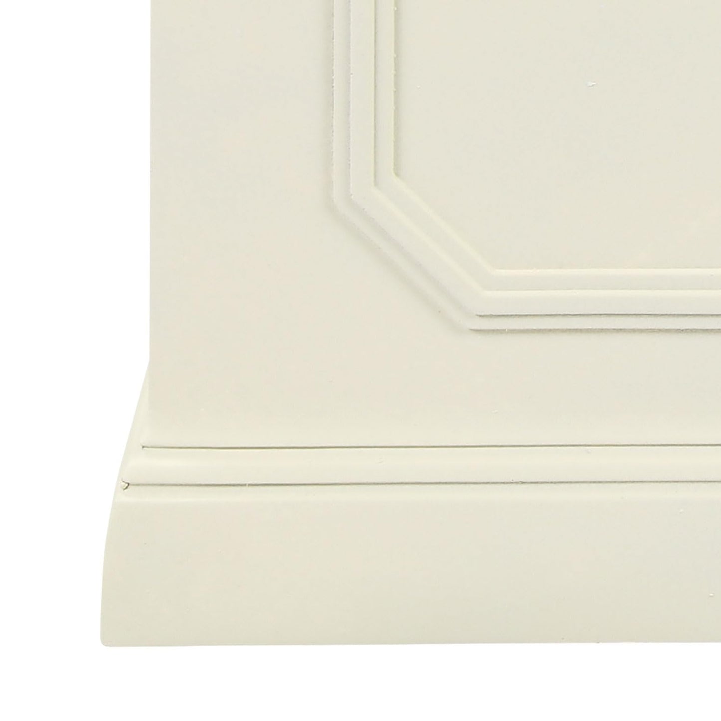 Taylor & Brown Set of 2 Large Handmade Square Tall Plant Pots 36/28cm MgO Modern Flower Planter Pot Box Garden Decoration Indoor/Outdoor Planters with Drainage Hole (Square)