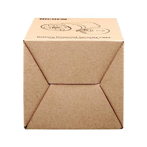 NICREW Battery Powered Outdoor LED Security Light 1 Pack, PIR Motion Sensor Spotlight, Weatherproof Outdoor Wall Light for Gardon Walkways, 600 Lumen