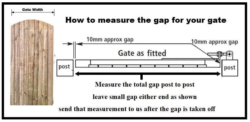 Bespoke Custom Made to Measure Wooden Garden Gate/Tongue & Groove Arch Top[6ft Tall (180cm),Upto 750mm Wide,Ring Latch]