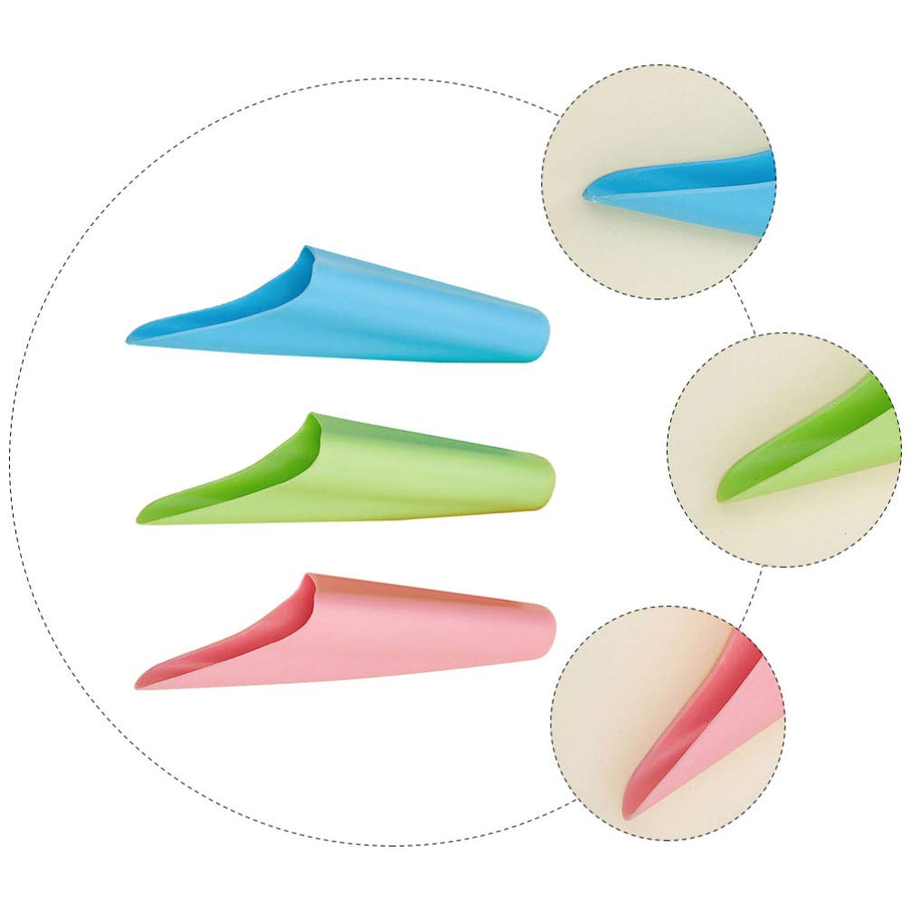 Amosfun 3pcs Small Plastic Scoops Bonsai Soil Scoops Garden Shovels Gardening Tools