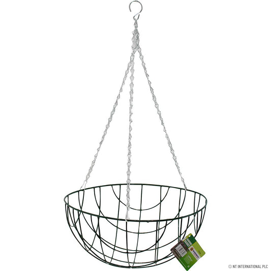 BARGAINSGALORE Set of 2 Natural Hanging Basket - Decorative Flower Plant Pot, Garden | Flower Plant, Pot Garden for Indoor & Outdoor, Home, Garden, Patio, Balcony