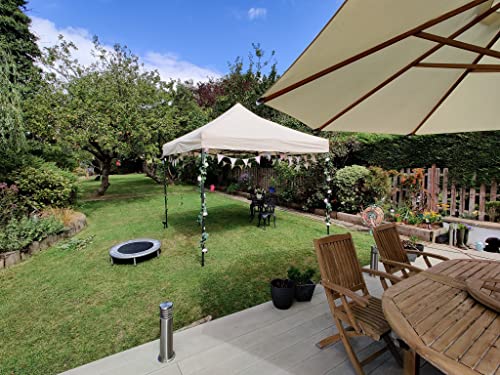 All Seasons Gazebos 3x3m Heavy Duty Fully Waterproof Pop up Gazebo With Accessory Pack - Beige