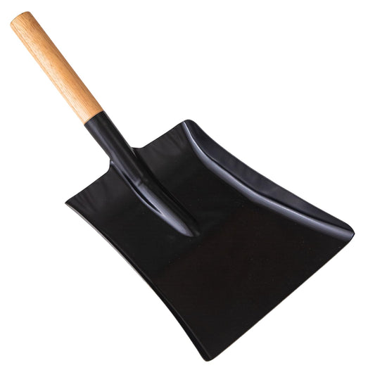 LSC Coal Ash Shovel with Wooden Handle Heavy Duty Metal for Digging, Gardening, Land Management, Yardwork, Farming, and Outdoors Snow Shovel (SHOVEL)